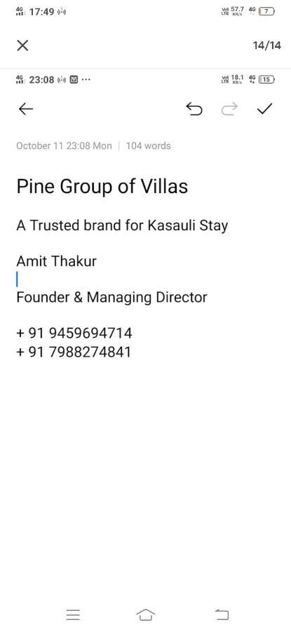 Himalyan Hills I Serviced Apt I Nature I Chef I Kasauli By Exotic Stays Kültér fotó